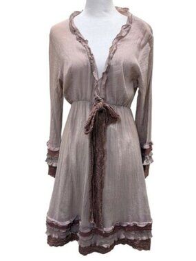 Vintage Love Forever Dress‎ Womens Size L Cottagecore Boho Romantic Y2K